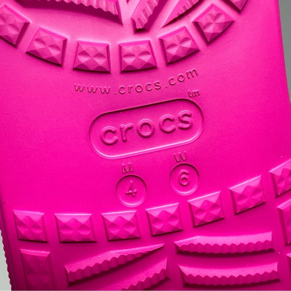 Crocs Crush Hot Pink Rain Boots